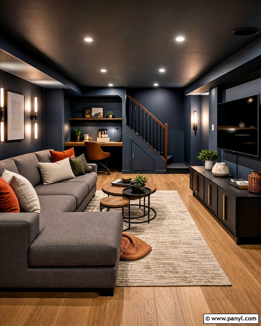Small Dark Basement Layout - 20 dark basement ideas