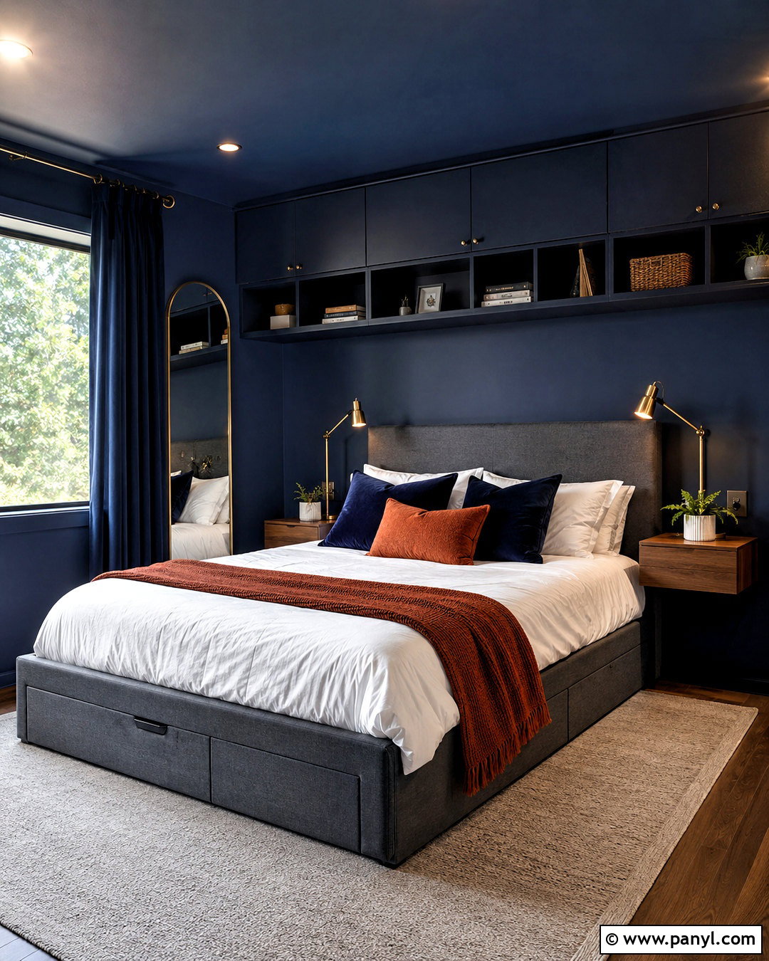 Small Dark Bedroom - 20 dark and moody bedroom ideas