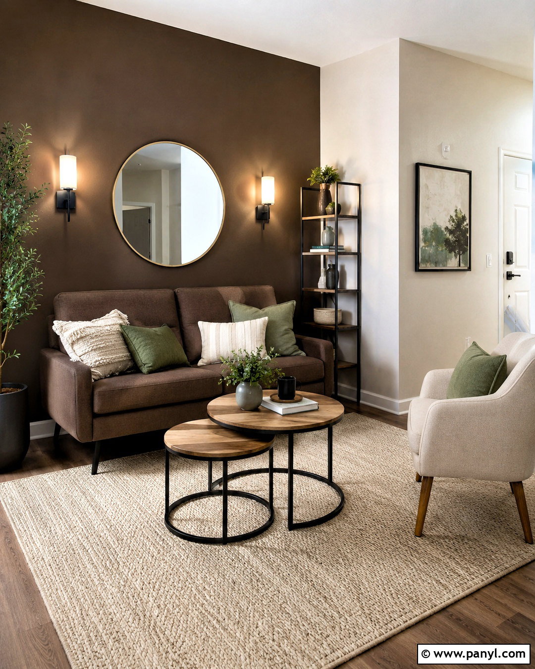 Small Dark Brown Living Room - 20 dark brown living room ideas