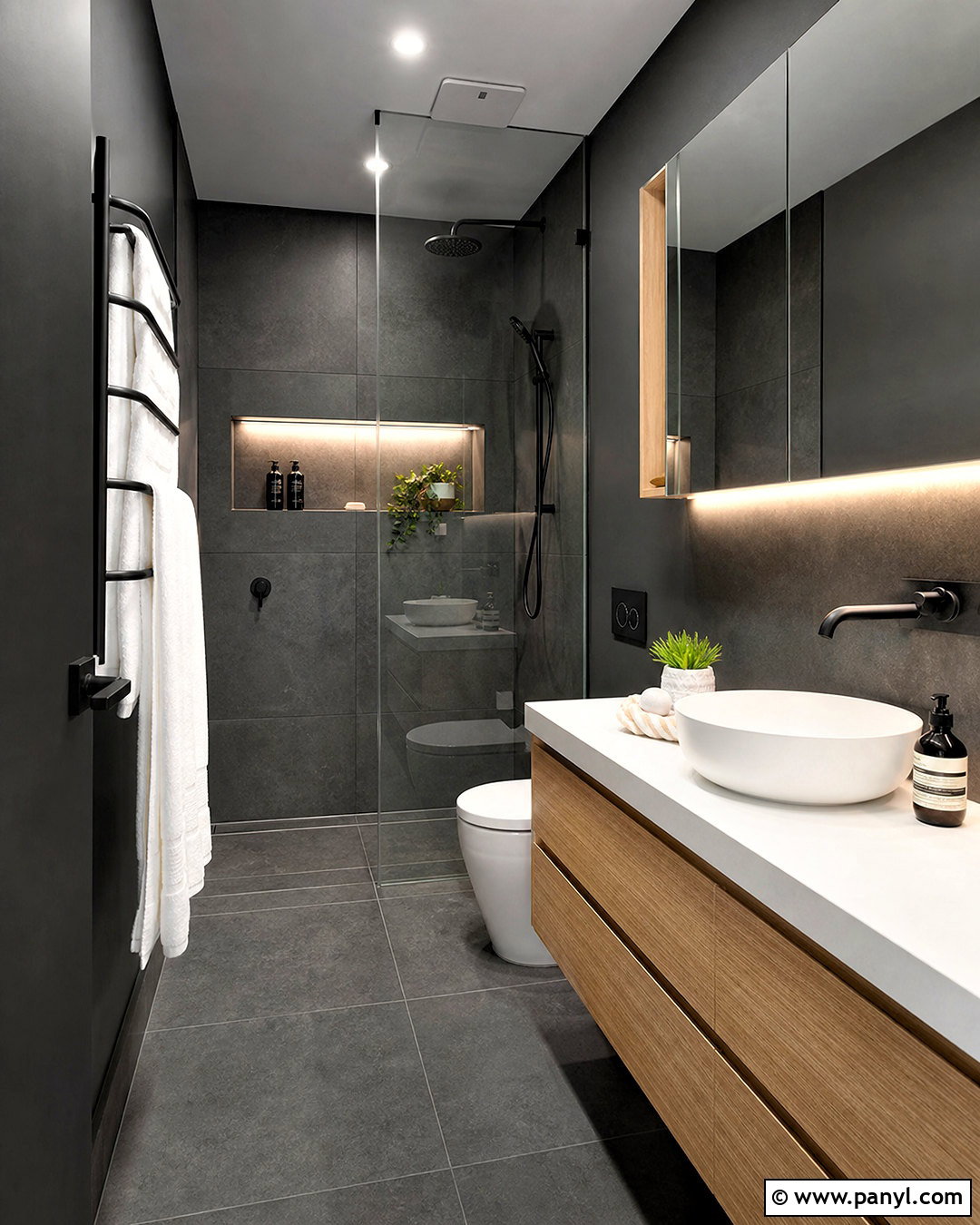 Small Dark Modern Bathroom - 20 dark bathroom ideas modern ideas