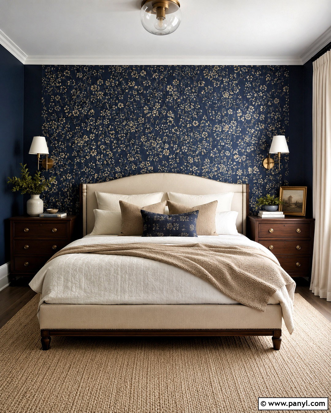 Small Dark Navy Bedroom - 20 dark navy bedroom ideas