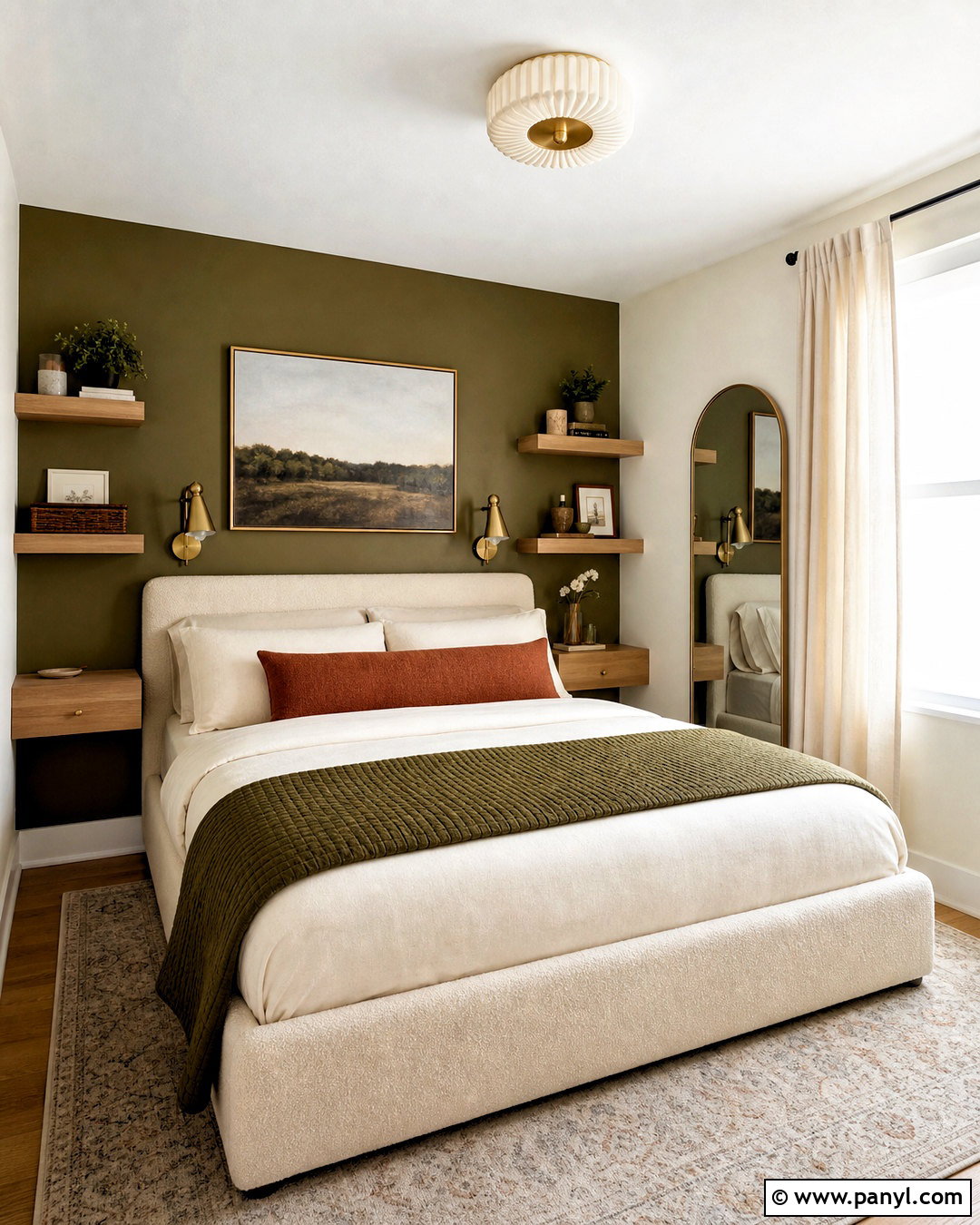 Small Dark Olive Green Bedroom - 20 dark olive green bedroom ideas