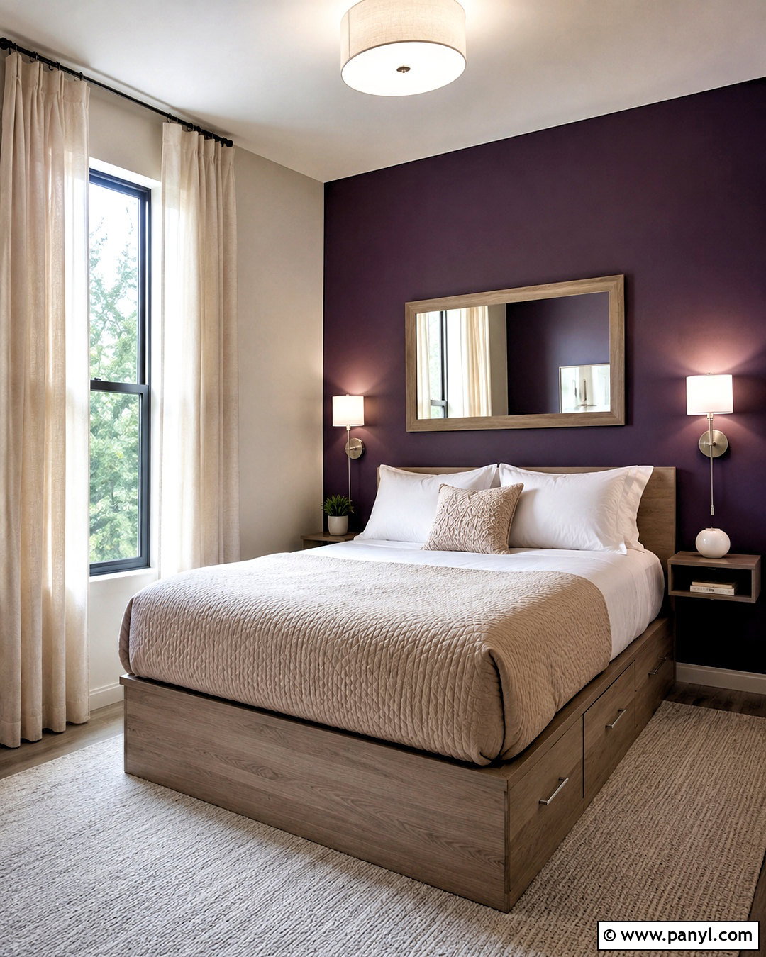 Small Dark Purple Bedroom - 20 dark purple bedroom ideas