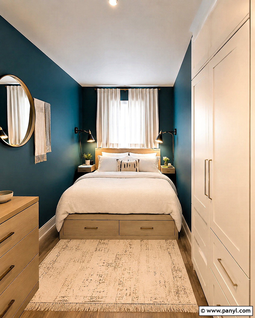 Small Dark Teal Bedroom - 20 dark teal bedroom ideas