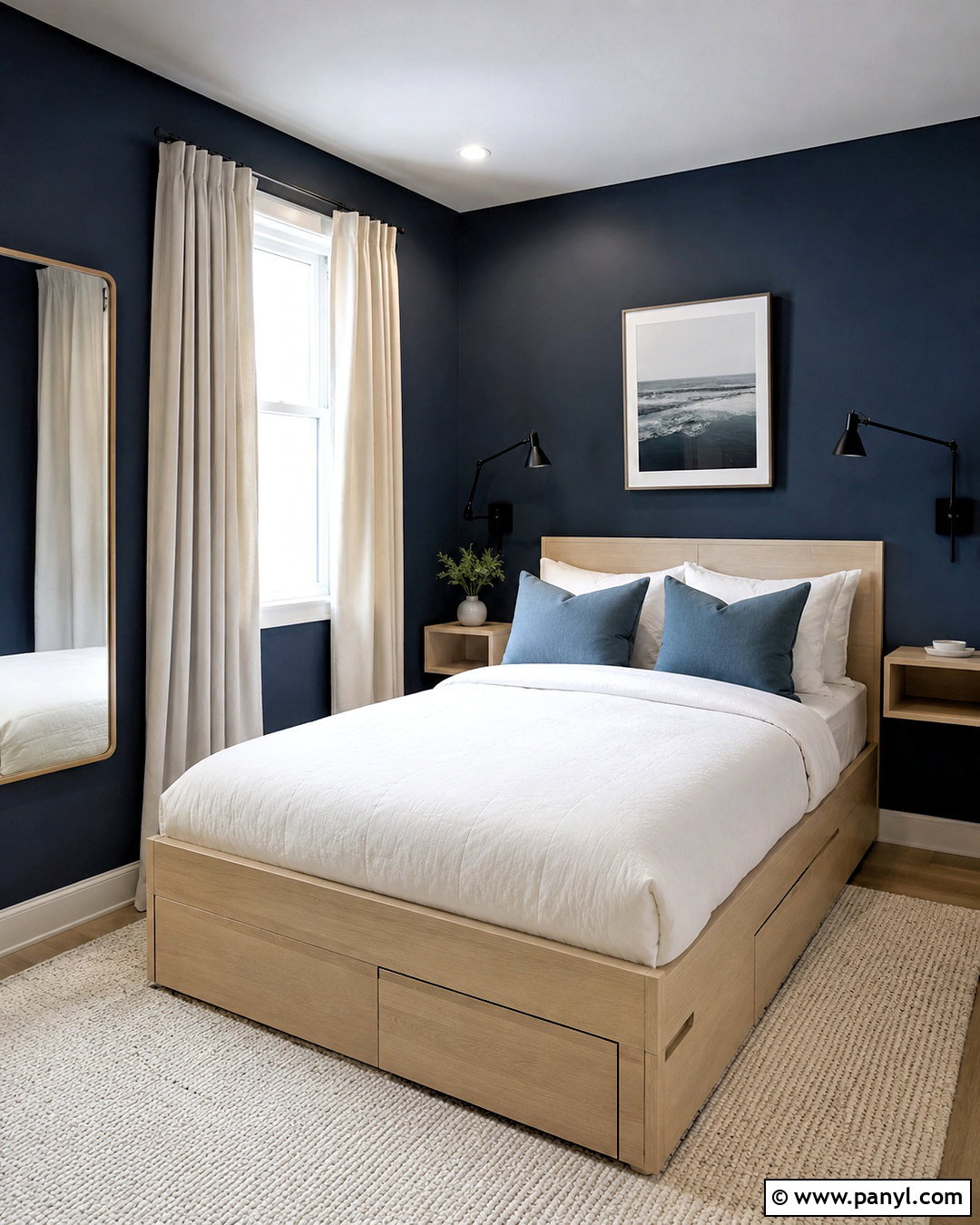 Small Dark Wall Bedroom - 20 dark wall bedroom ideas