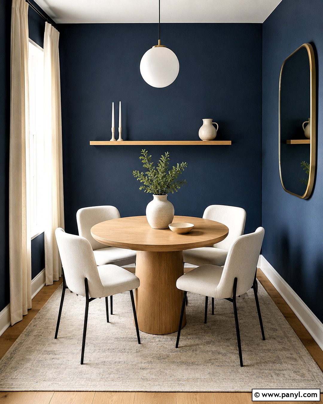 Small Dining Room With Dark Blue Walls - 20 dark blue dining room walls