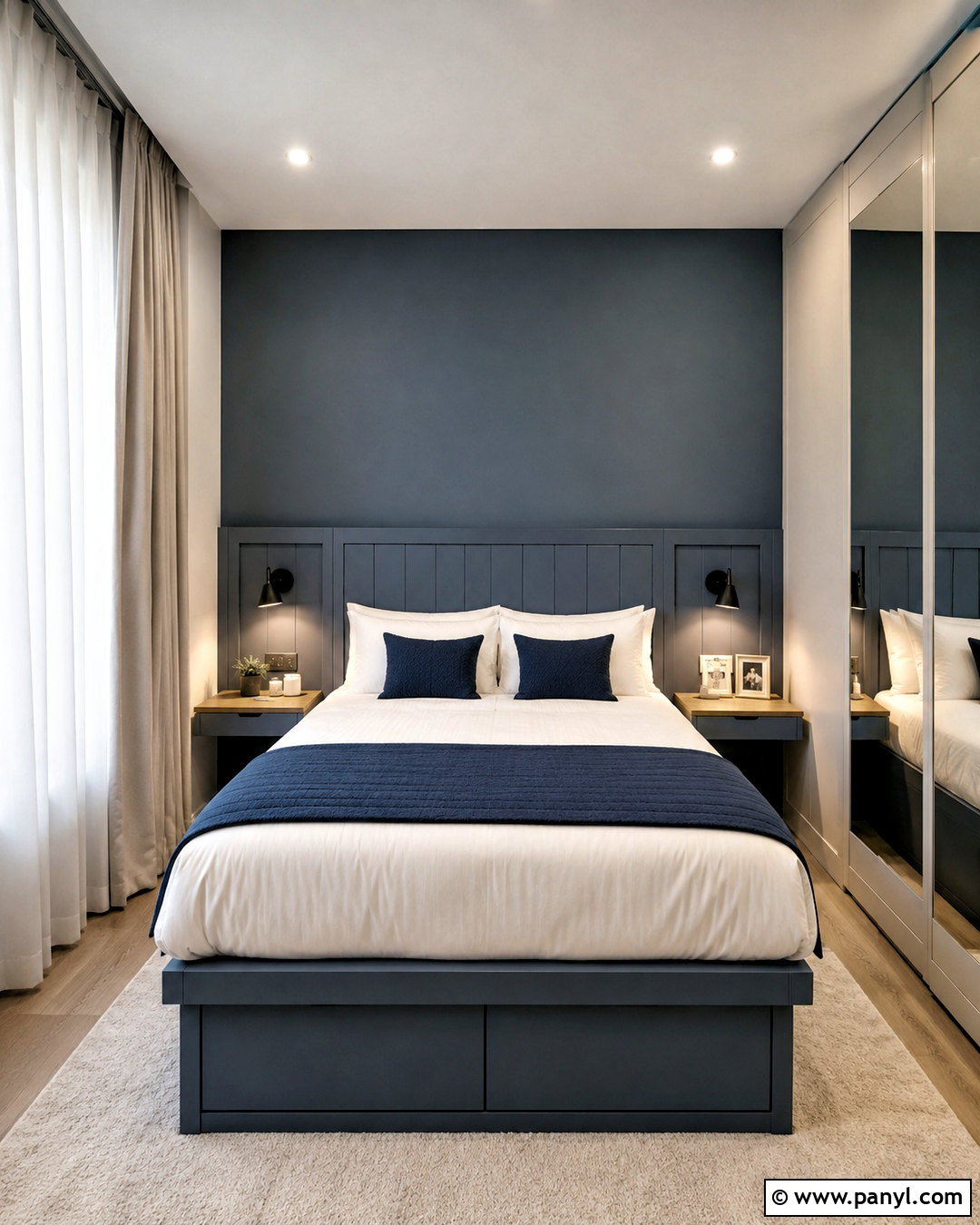 Small Dusky Blue Bedroom - 20 dusky blue bedroom ideas