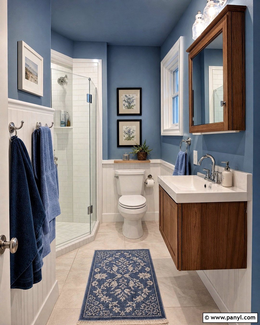 Small Dusty Blue Bathroom - 20 dusty blue bathroom ideas
