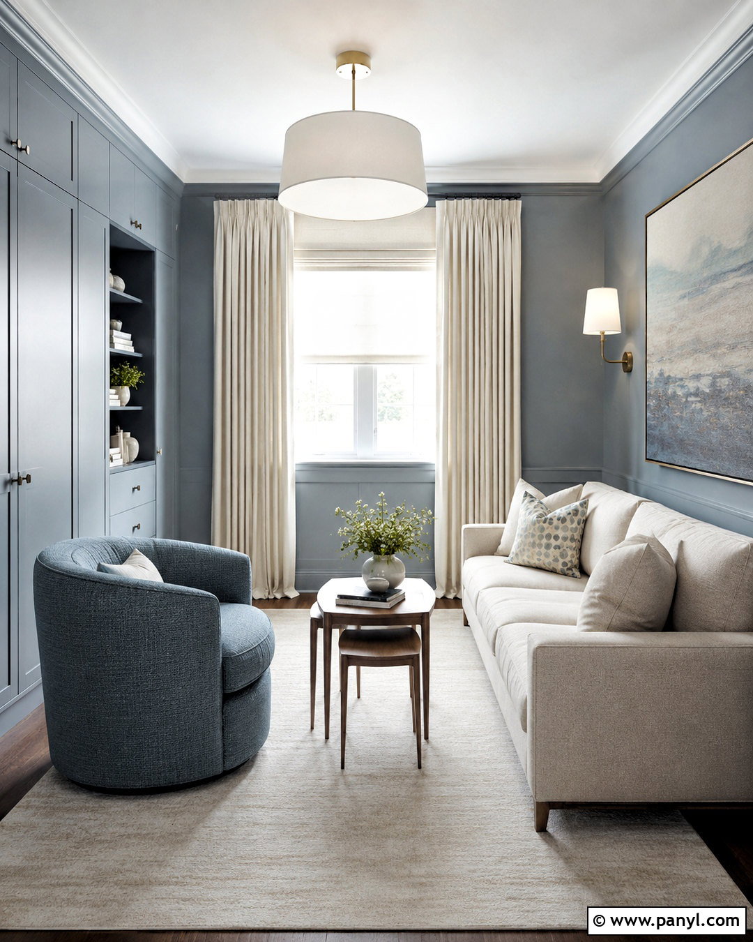 Small Dusty Blue Living Room - 20 dusty blue living room ideas