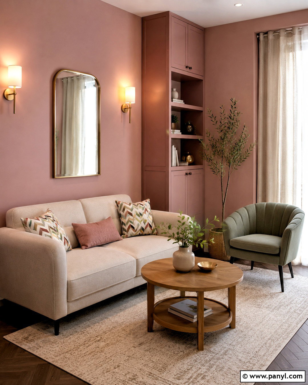 Small Dusty Pink Living Room - 20 dusty pink living room ideas