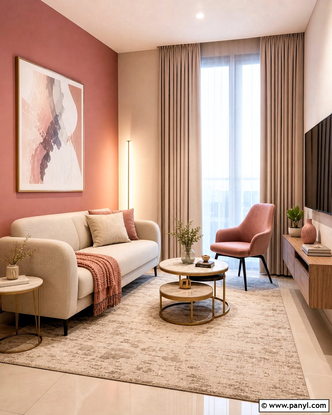 Small Dusty Rose Living Room - 20 dusty rose living room ideas