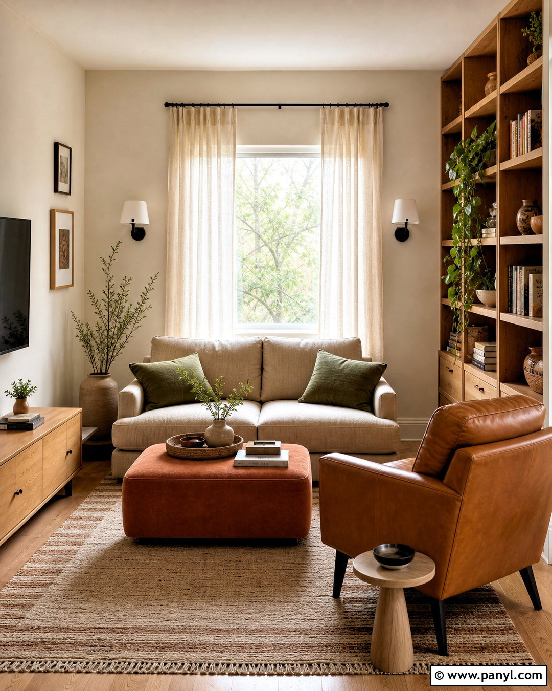 Small Earthy Living Room - 20 warm earthy living room ideas