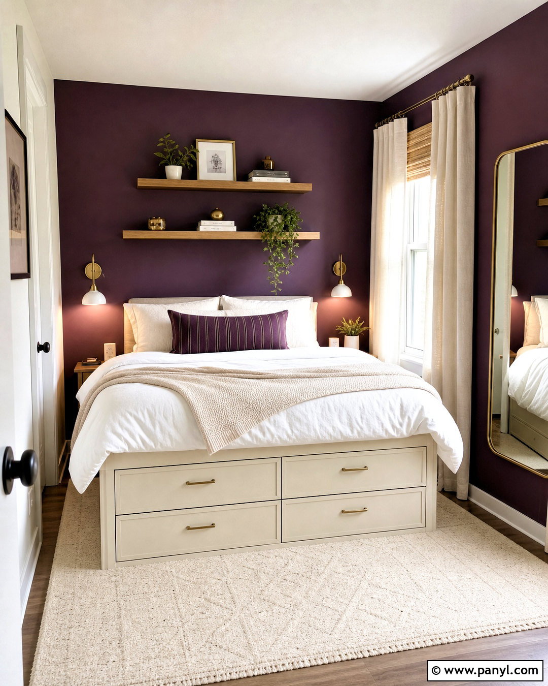 Small Eggplant Bedroom - 20 eggplant bedroom ideas