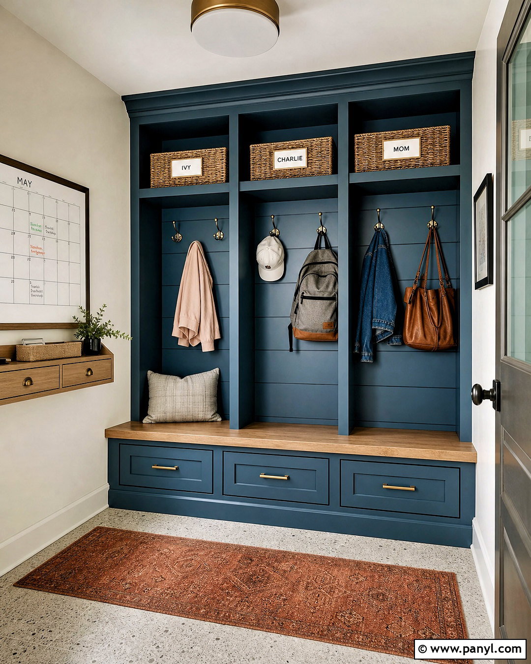 Small Family Mudroom - 20 small mudroom ideas