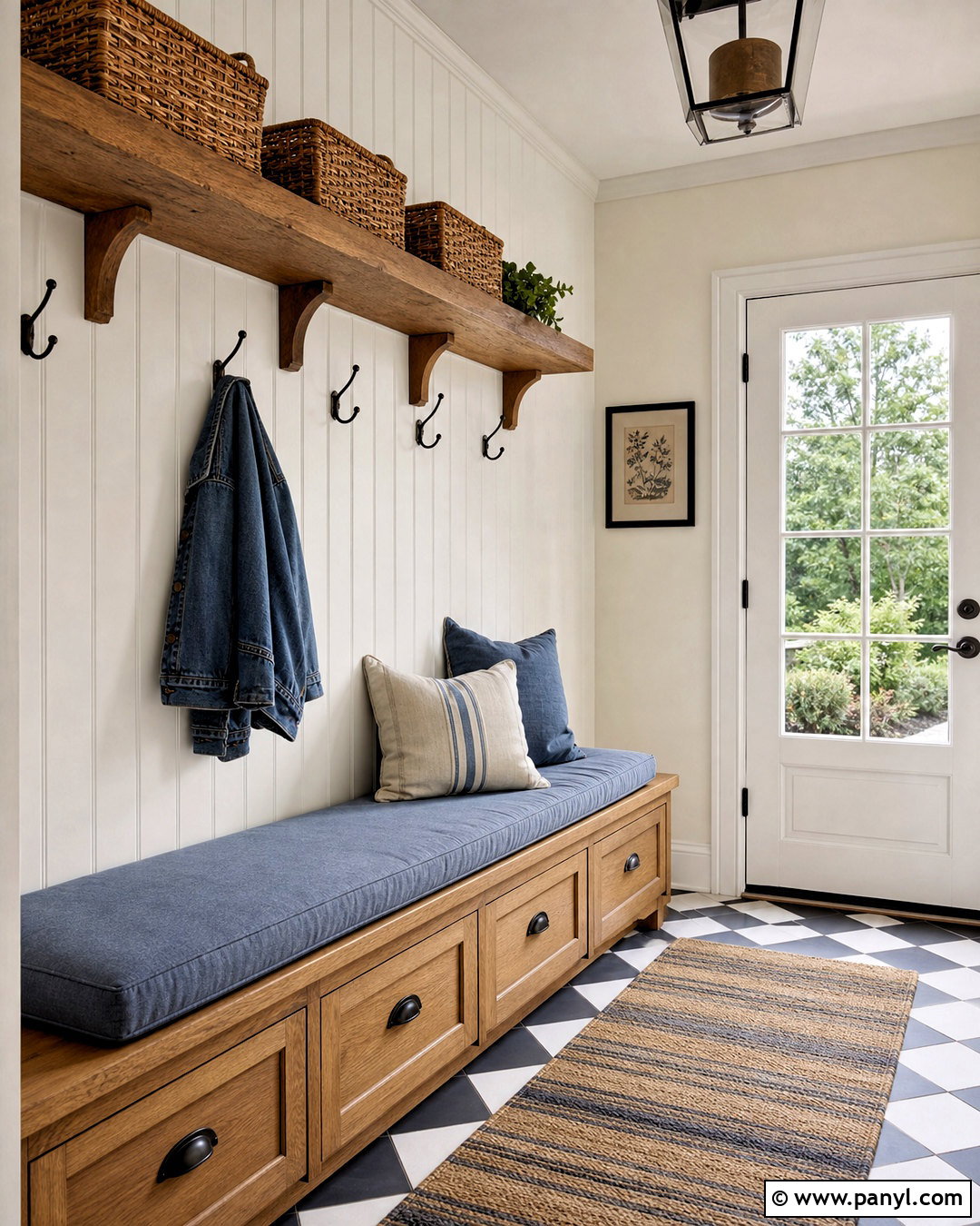 Small Farmhouse Mudroom - 20 small mudroom ideas