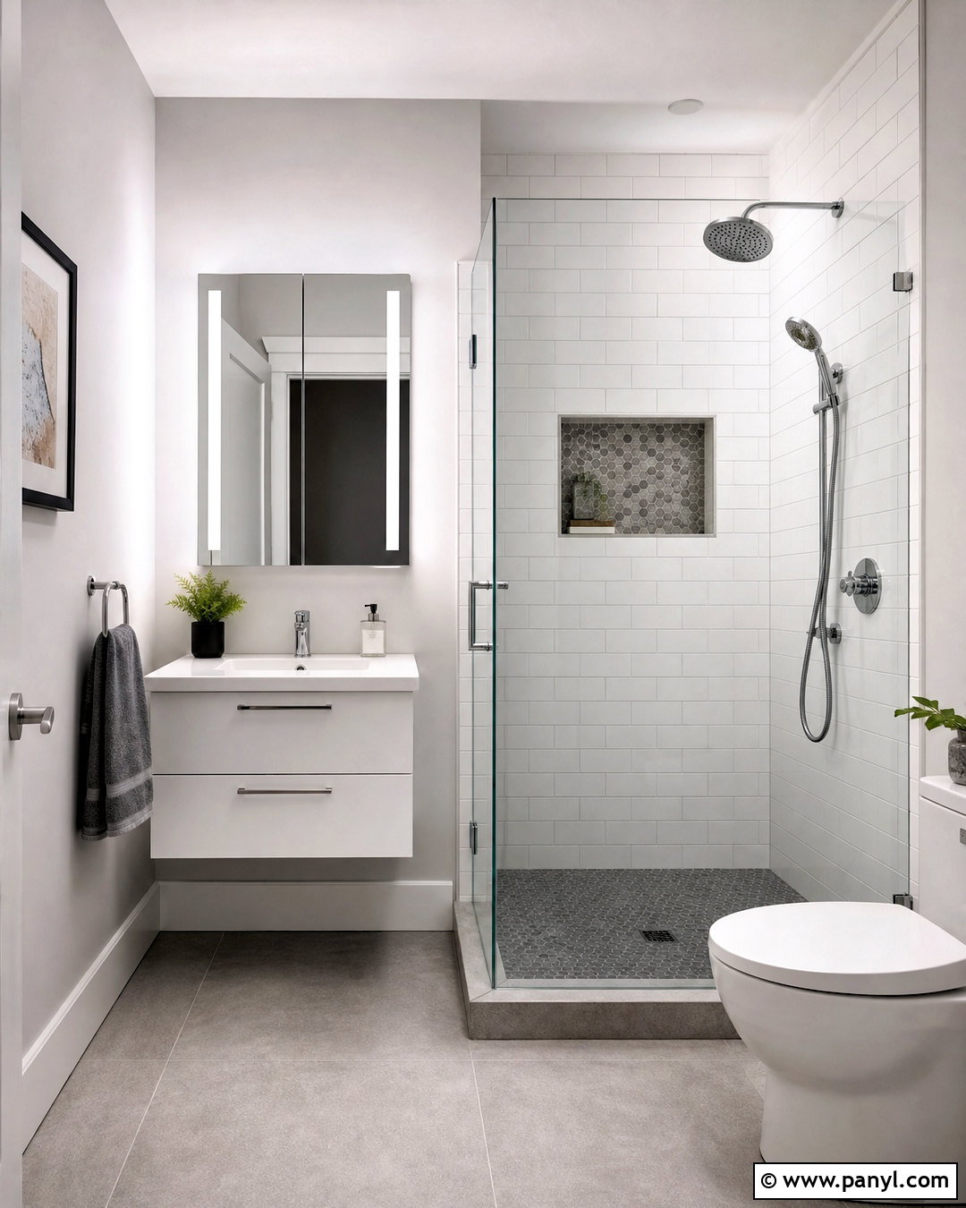 Small Gray And White Bathroom - 20 grey and white bathroom ideas