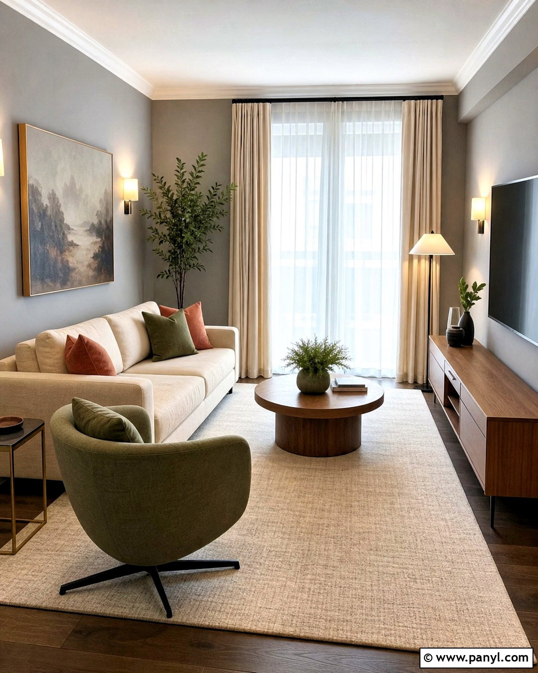 Small Gray Living Room Layout - 20 gray wall living room ideas
