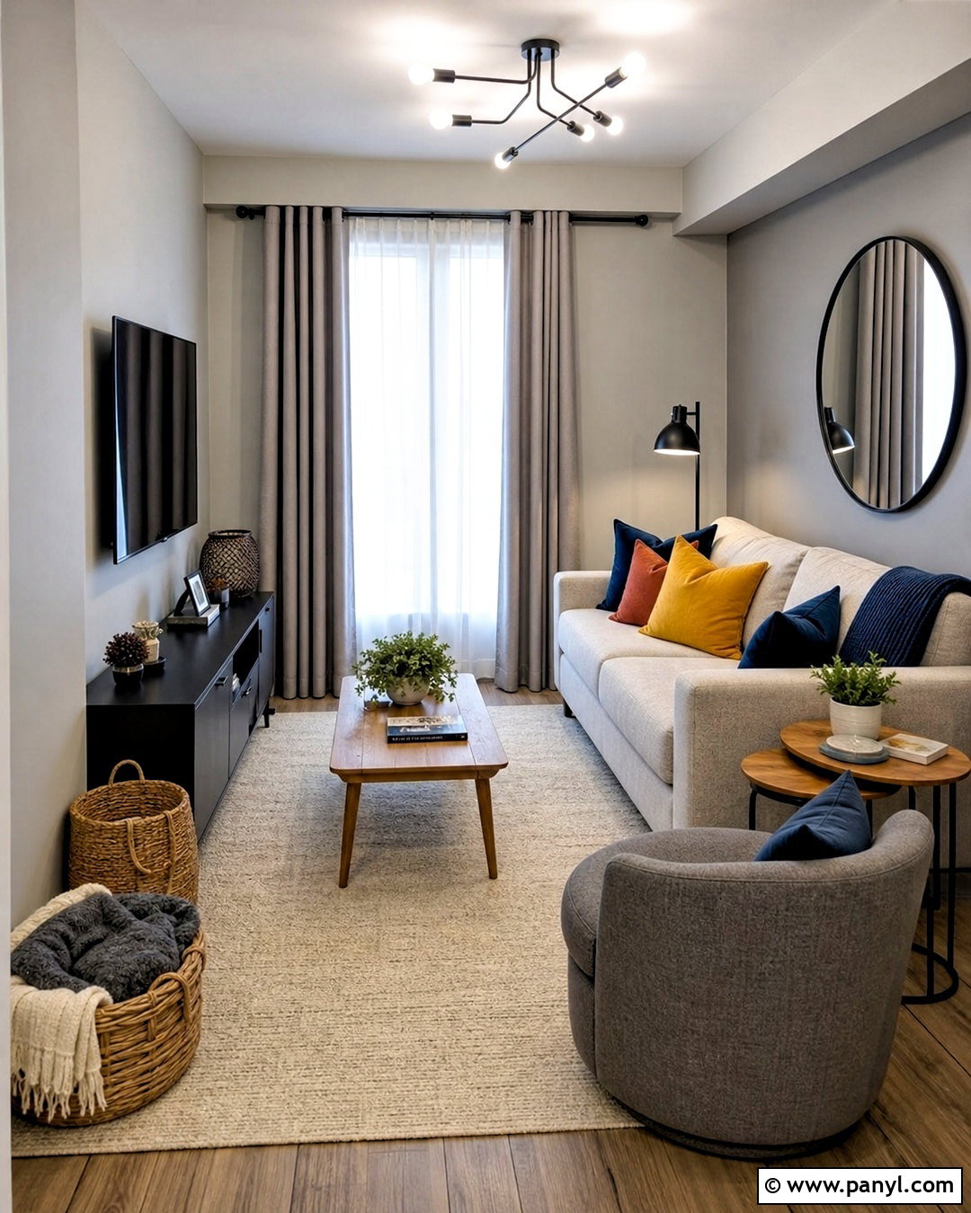 Small Gray Living Room - 20 gray room decor ideas