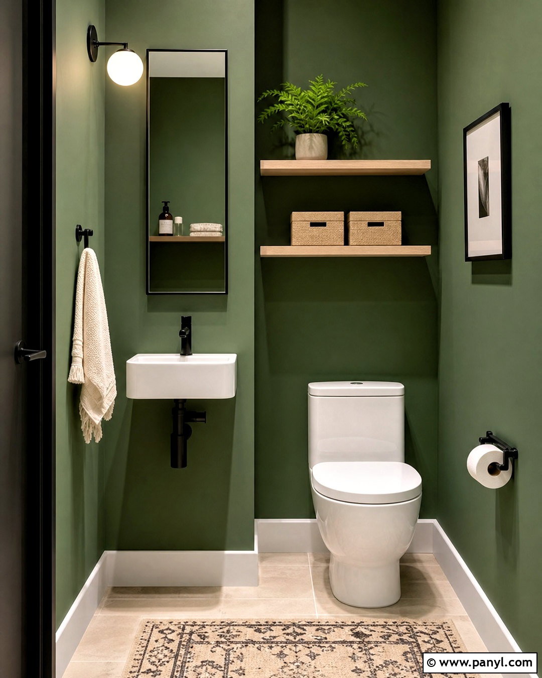 Small Green Half Bathroom - 20 green half bathroom ideas