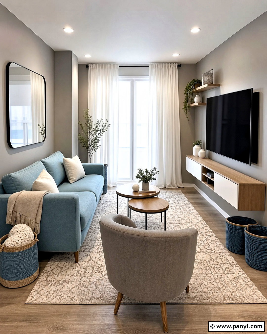 Small Grey And Light Blue Living Room - 20 grey and light blue living room ideas