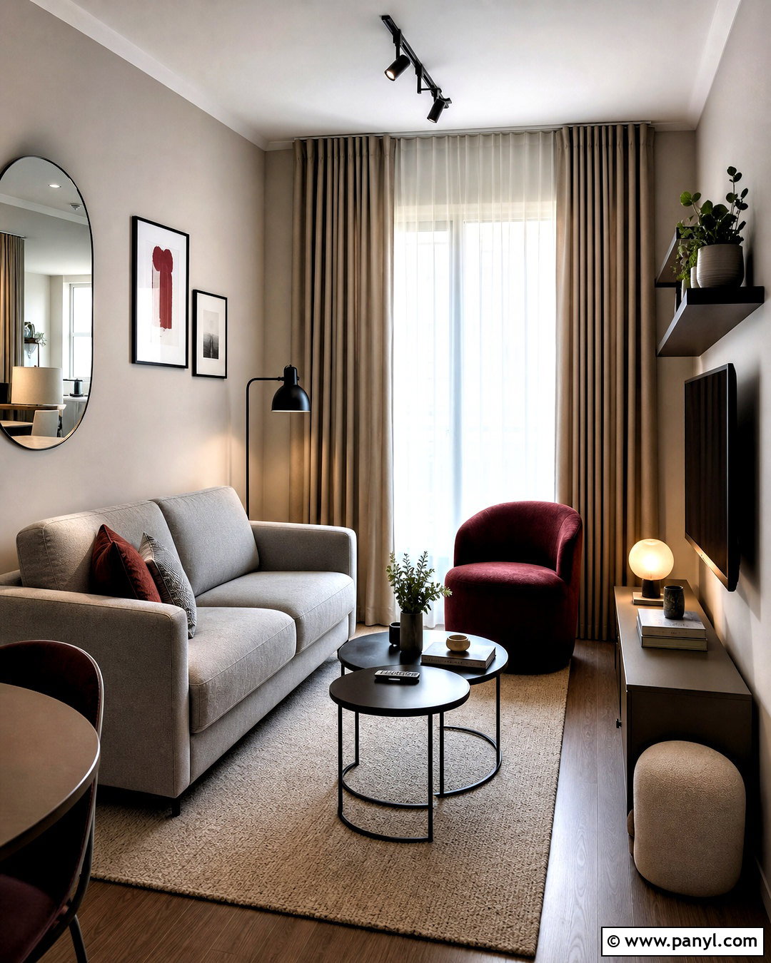 Small Grey And Maroon Living Room - 20 grey and maroon living room ideas