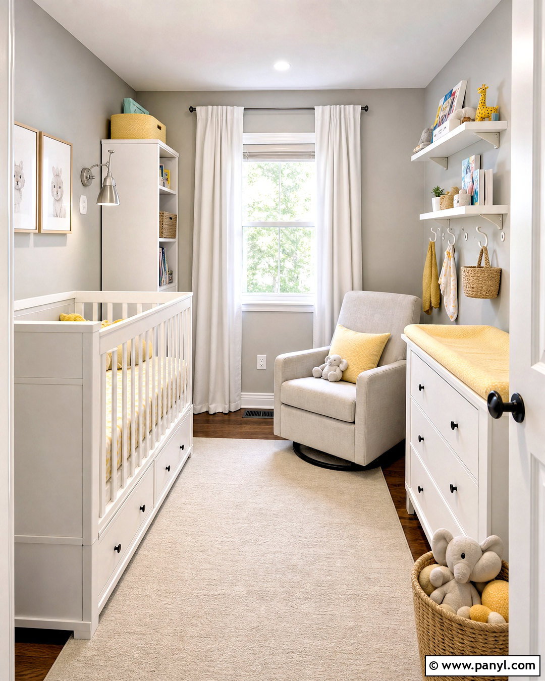 Small Grey Nursery - 20 grey nursery ideas