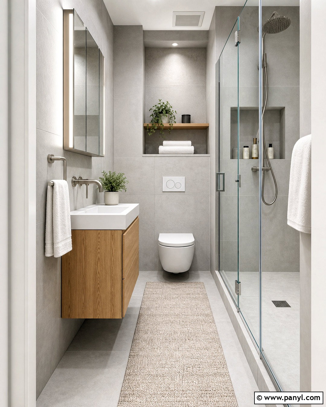 Small Grey Restroom - 20 grey restroom ideas
