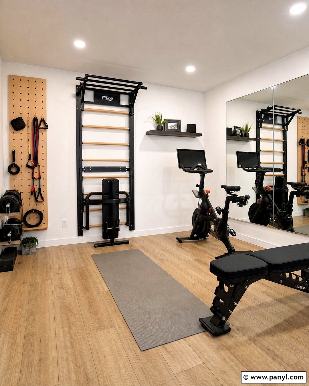 Small Home Gym - 20 gym decorating ideas