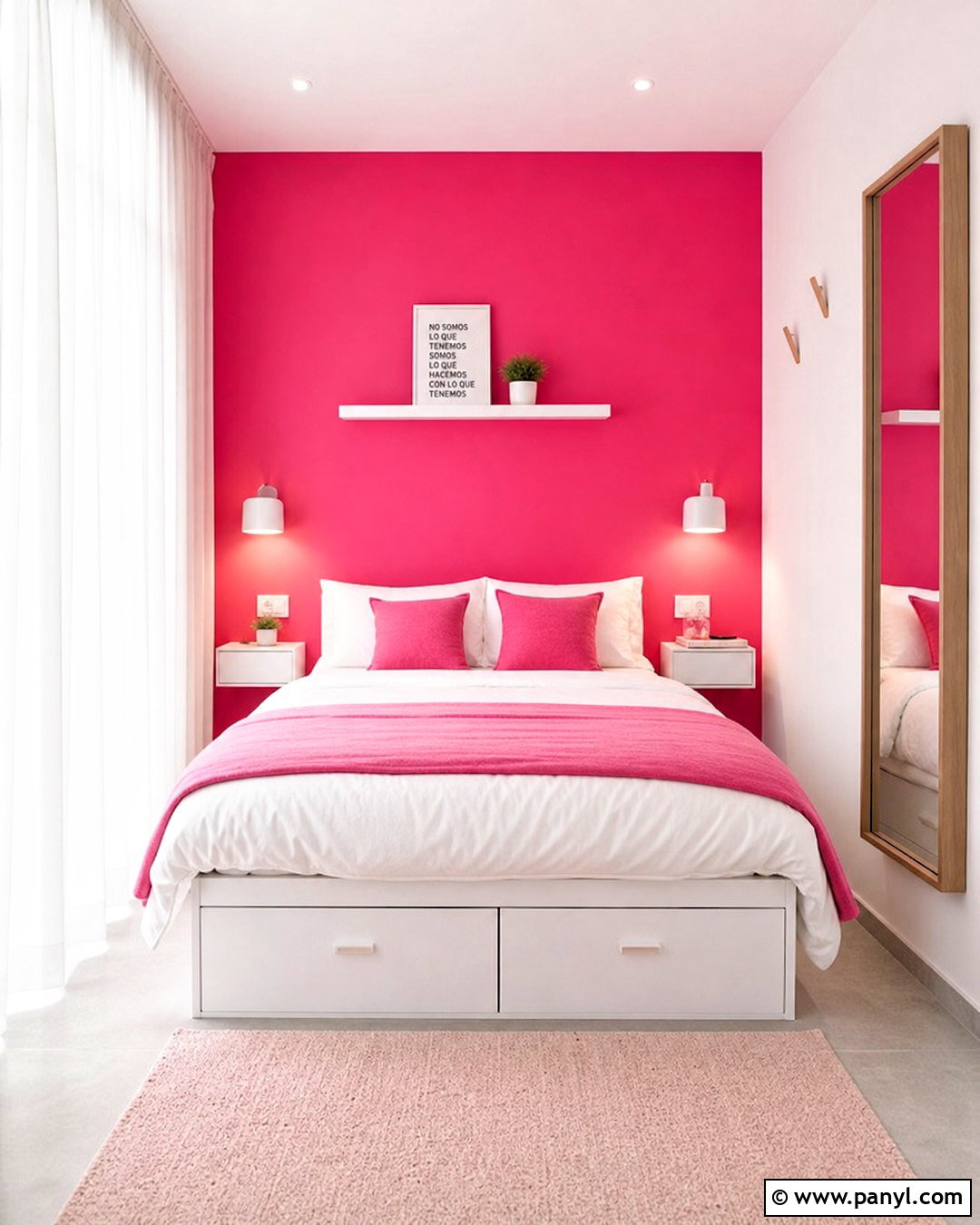 Small Hot Pink Bedroom - 20 hot pink bedroom ideas