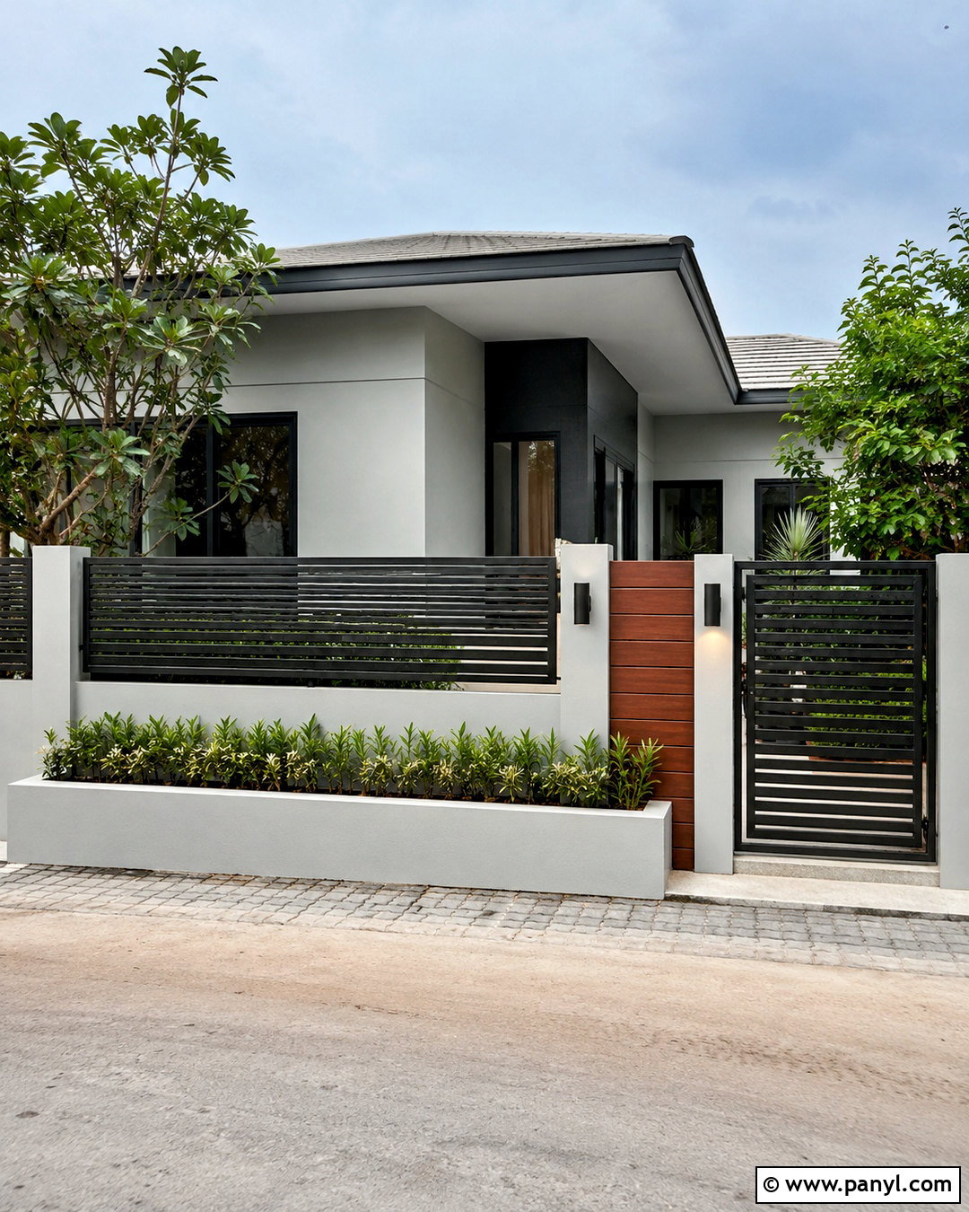 Small House Compound Wall - 20 compound wall design exterior modern simple ideas