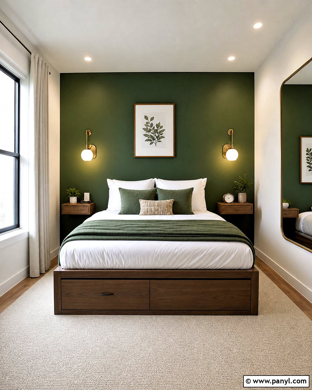 Small Hunter Green Bedroom - 20 hunter green bedroom ideas