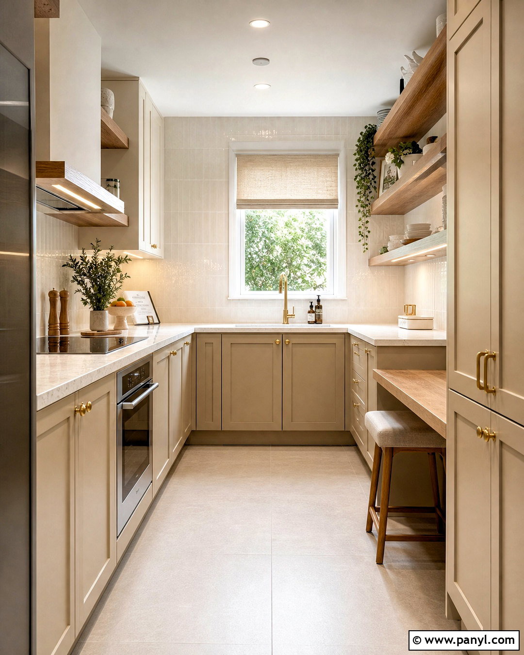 Small Khaki Kitchen - 20 khaki kitchen ideas