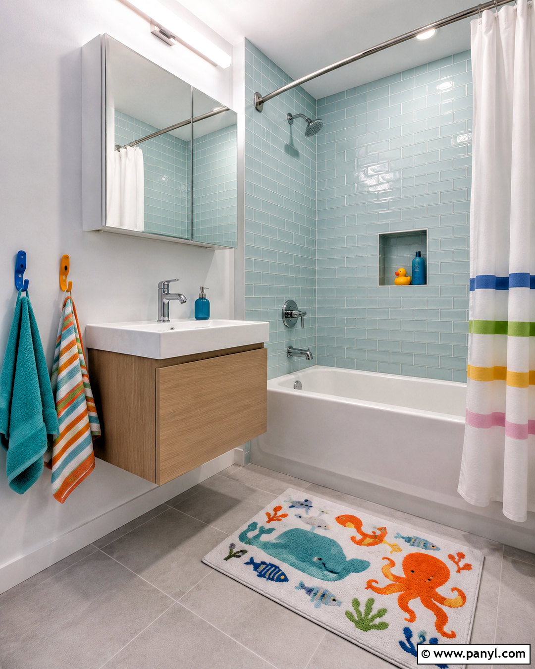Small Kids Bathroom Layout - 20 kids bathroom ideas