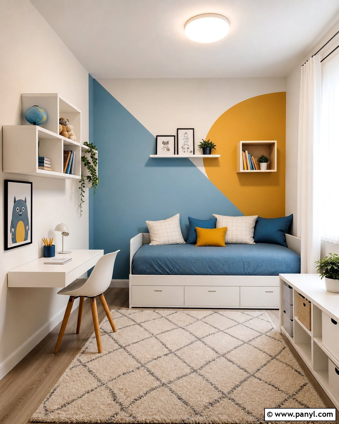 Small Kids Room Geometric Wall Paint - 25 Geometric Wall Paint Kids