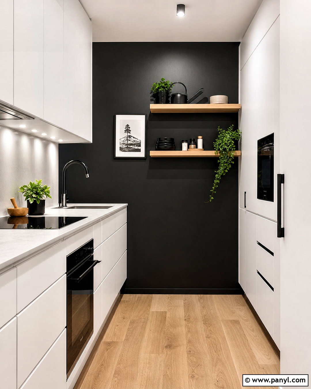 Small Kitchen Black Accent Wall - 20 black kitchen wall ideas