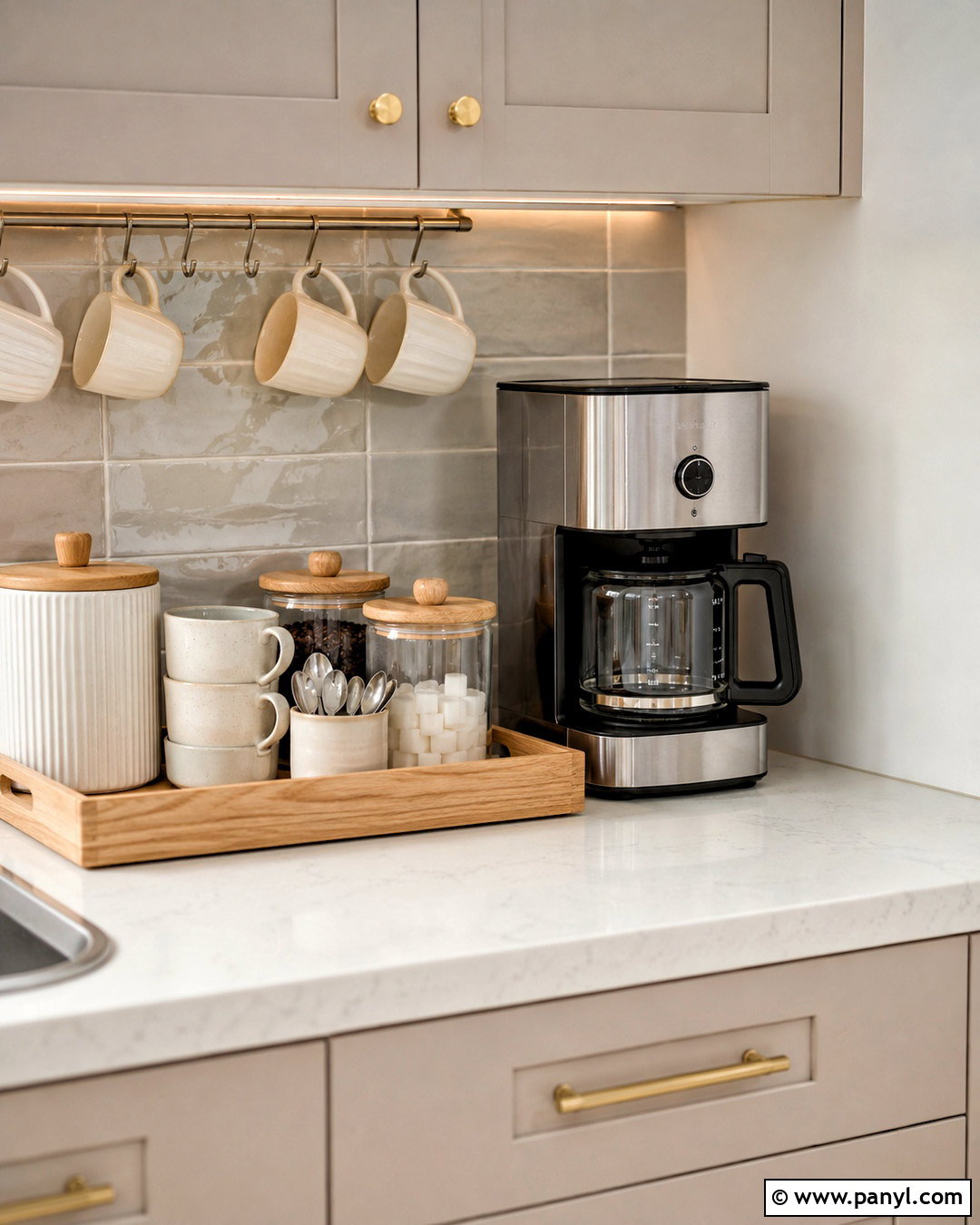 Small Kitchen Counter Coffee Bar - 20 modern coffee bar ideas
