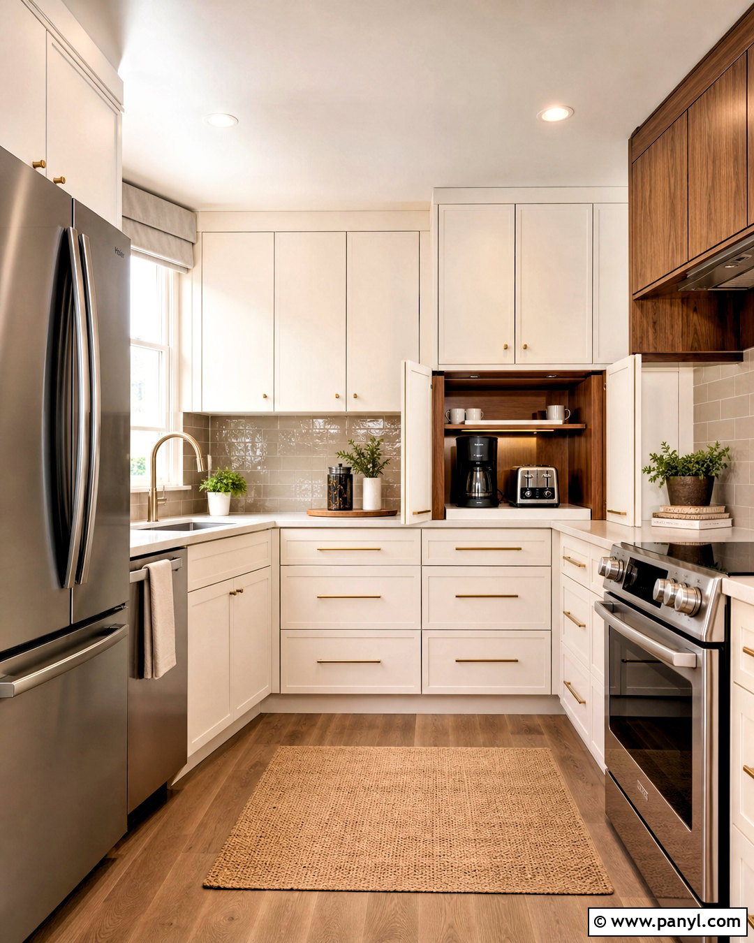 Small Kitchen With Appliance Garage - 20 small kitchen remodel ideas