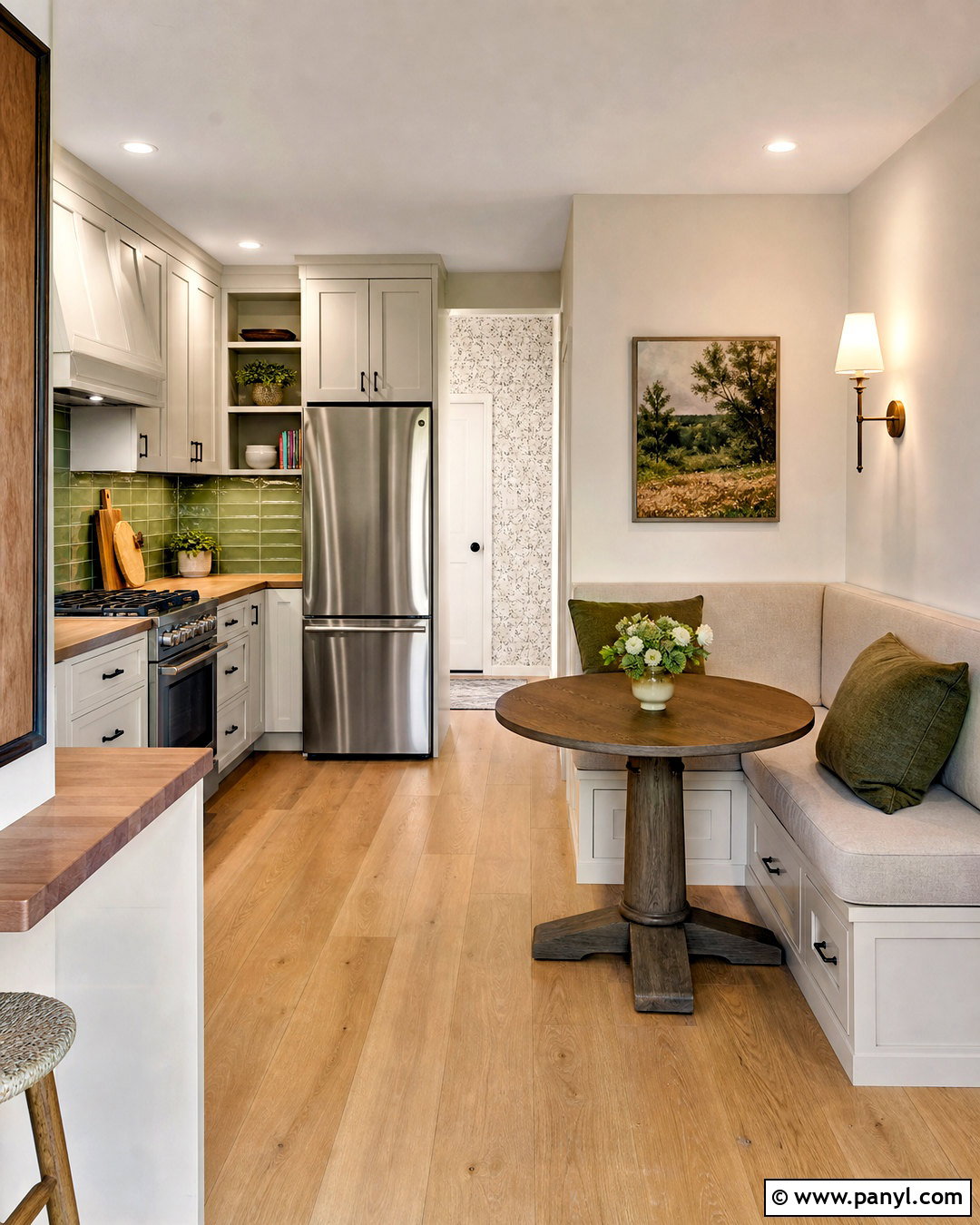 Small Kitchen With Breakfast Nook - 20 small kitchen ideas