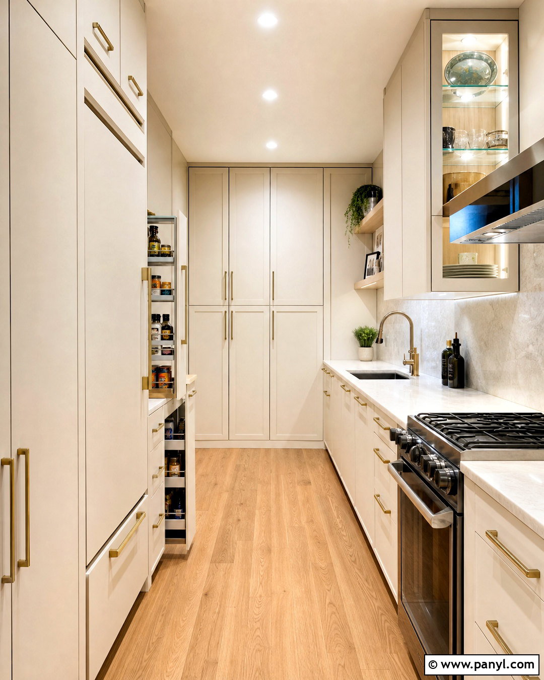 Small Kitchen With Floor-To-Ceiling Cabinets - 20 small kitchen remodel ideas