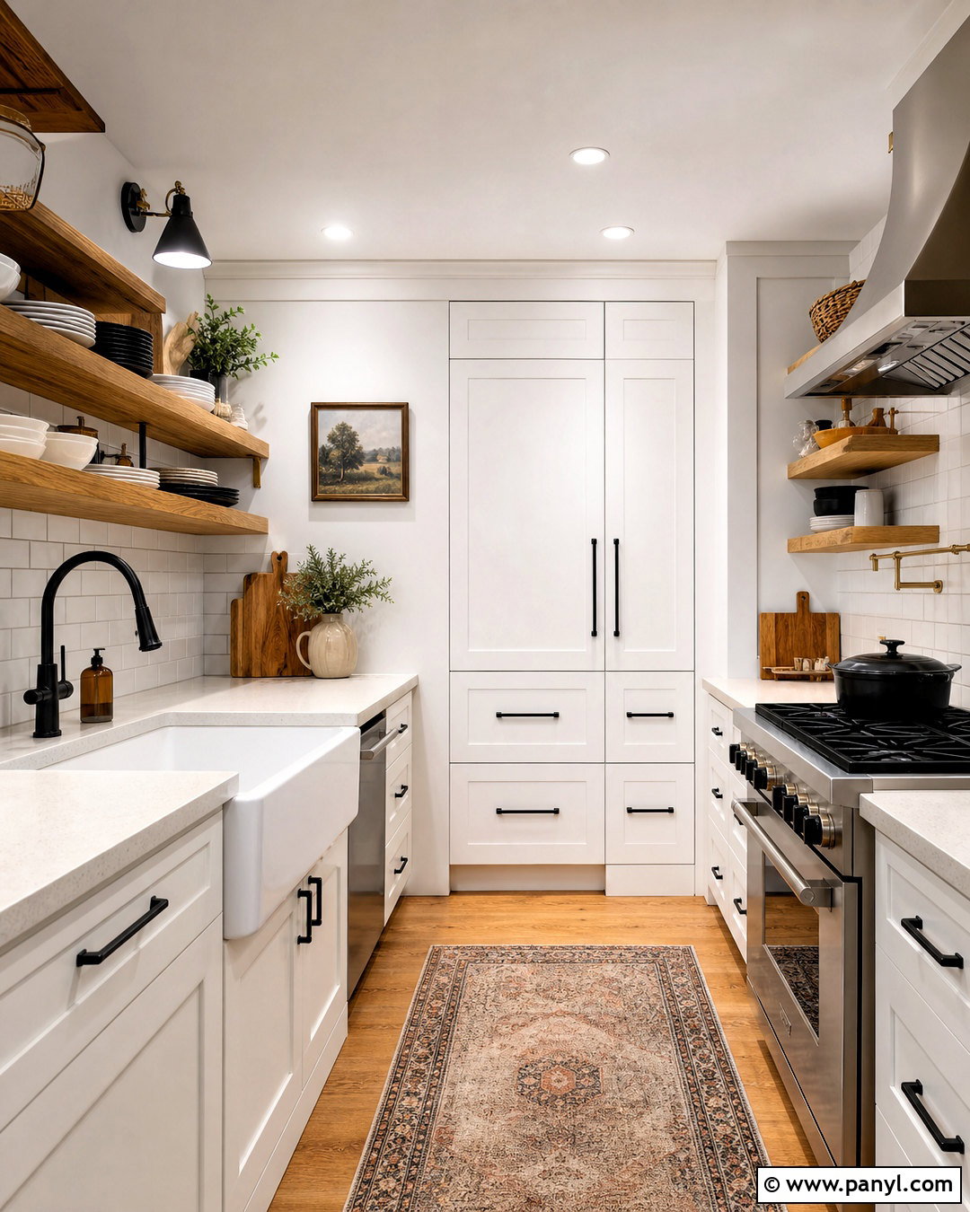 Small Kitchen With Open Shelving - 20 small kitchen remodel ideas