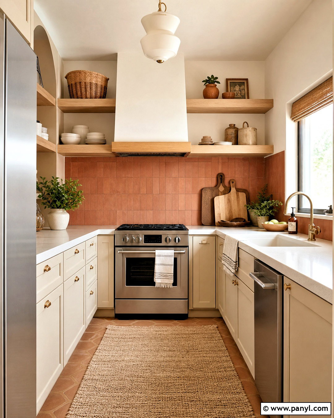 Small Kitchen With Open Shelving - 20 small kitchen ideas