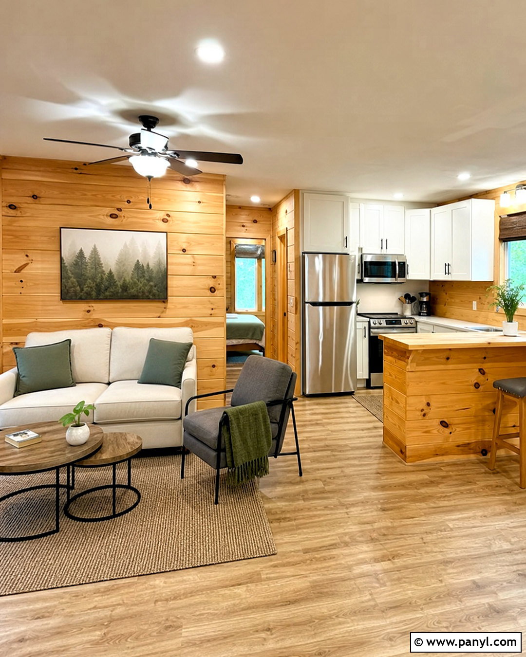 Small Knotty Pine Cabin Interior - 20 knotty pine cabin ideas