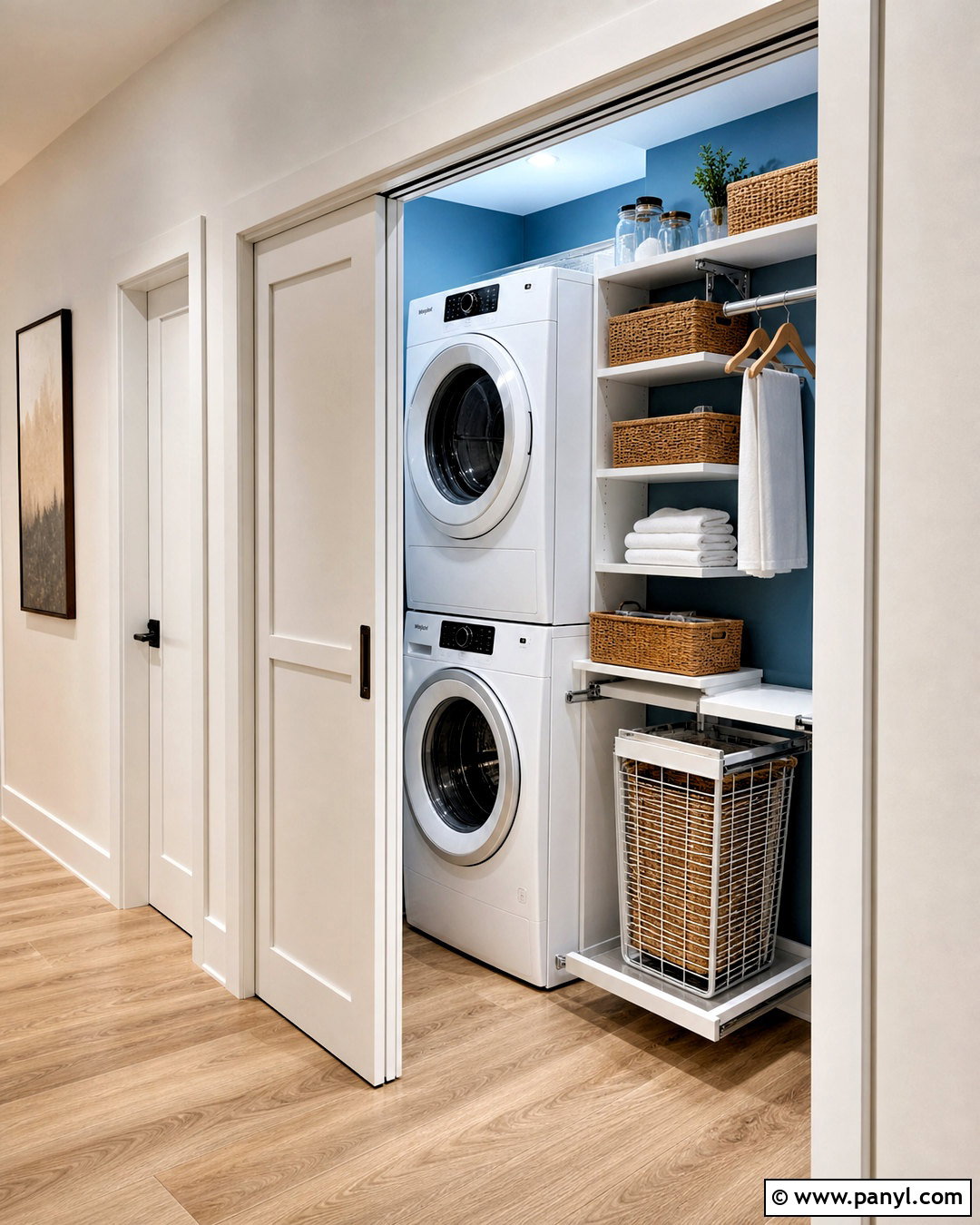 Small Laundry Room In Hallway Closet - 20 laundry room ideas small space ideas