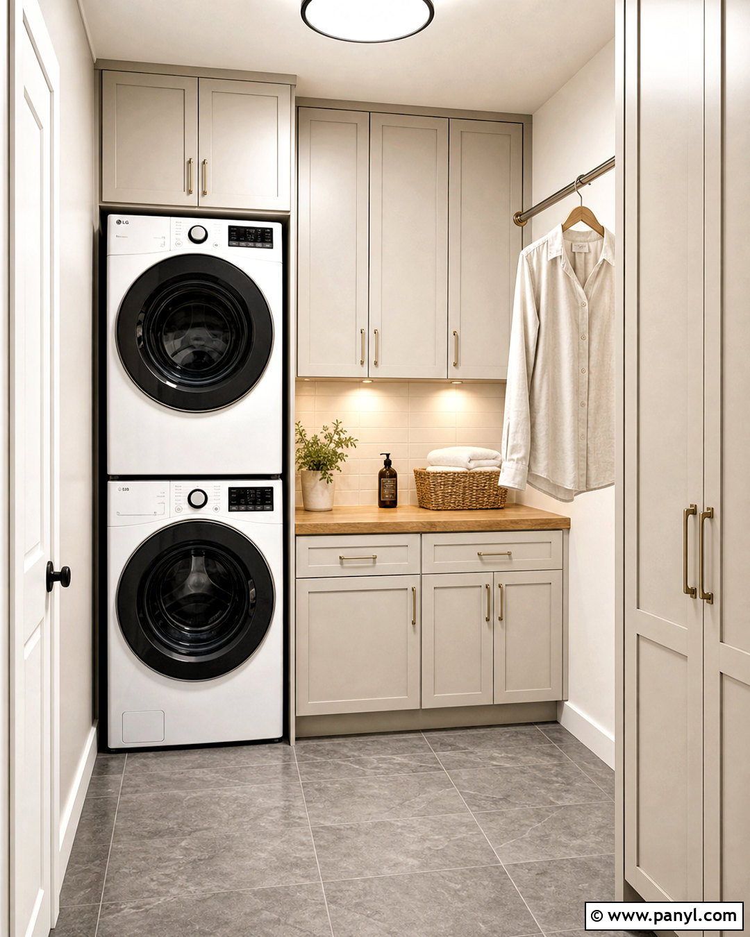 Small Laundry Room With Stacked Washer And Dryer - 20 laundry room ideas small space ideas