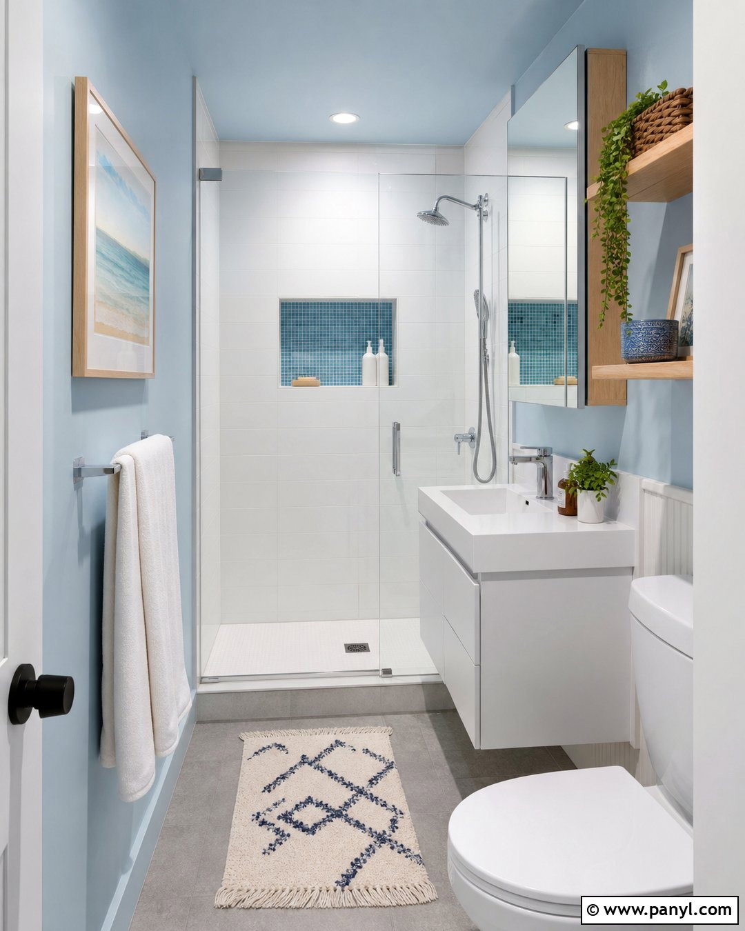 Small Light Blue Bathroom - 20 Light Blue Color For Bathroom Ideas