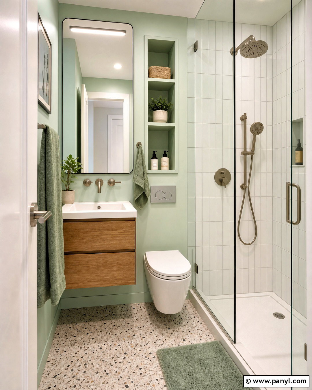 Small Light Green Bathroom - 20 light green bathroom ideas
