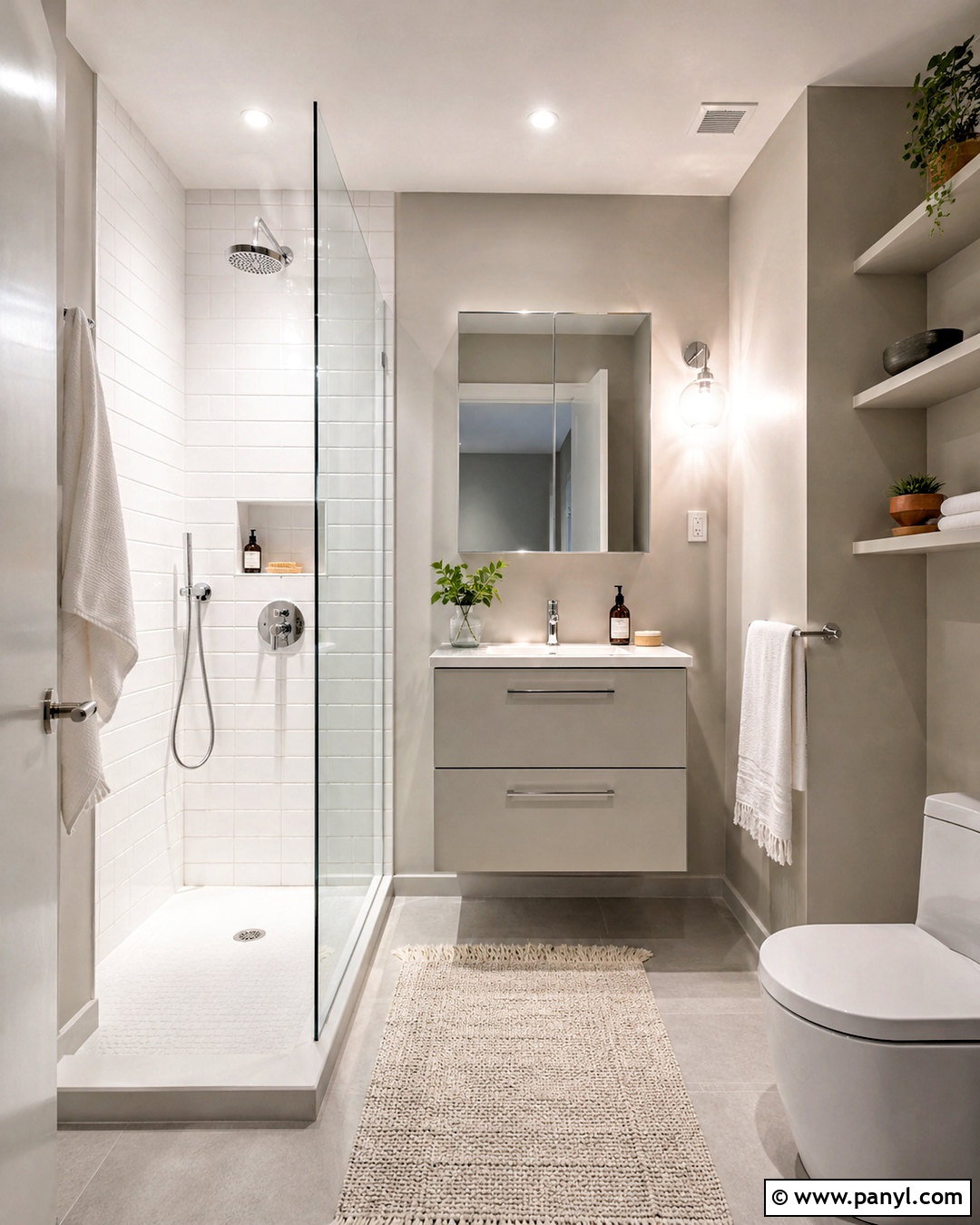 Small Light Grey Bathroom - 20 light grey bathroom ideas