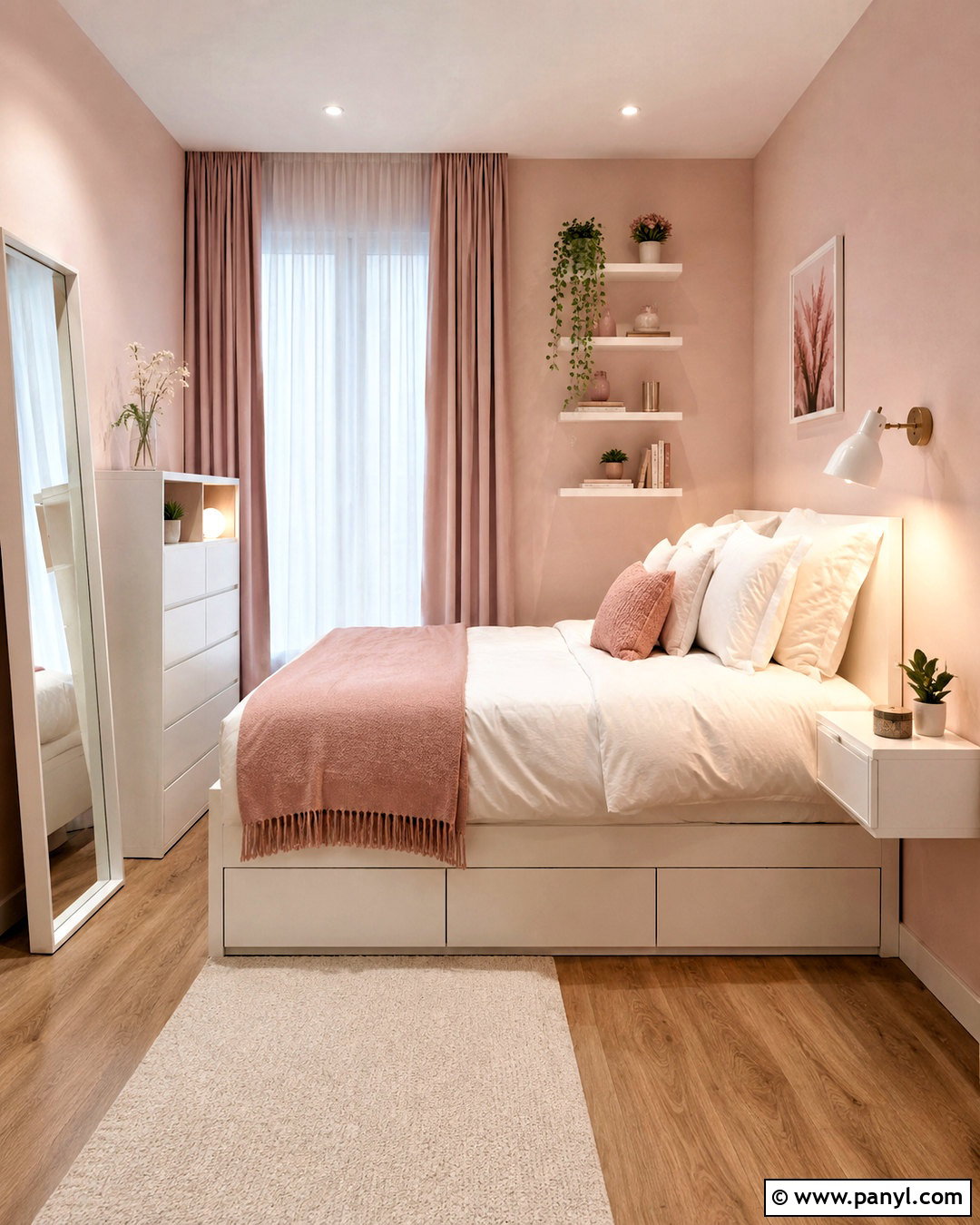 Small Light Pink Room - 20 light pink room aesthetic ideas