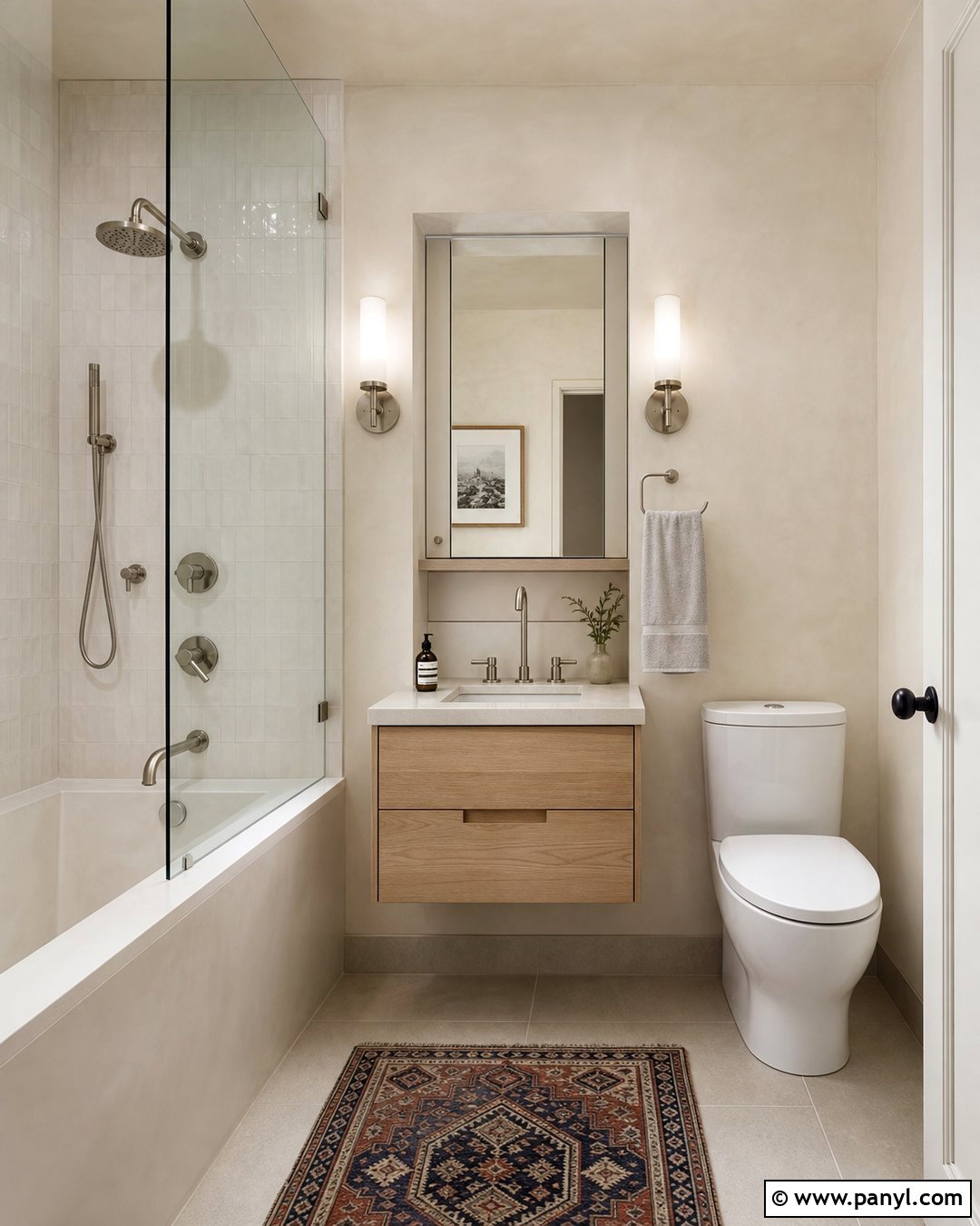 Small Lime Wash Bathroom - 20 Lime Wash Walls In Bathroom Ideas