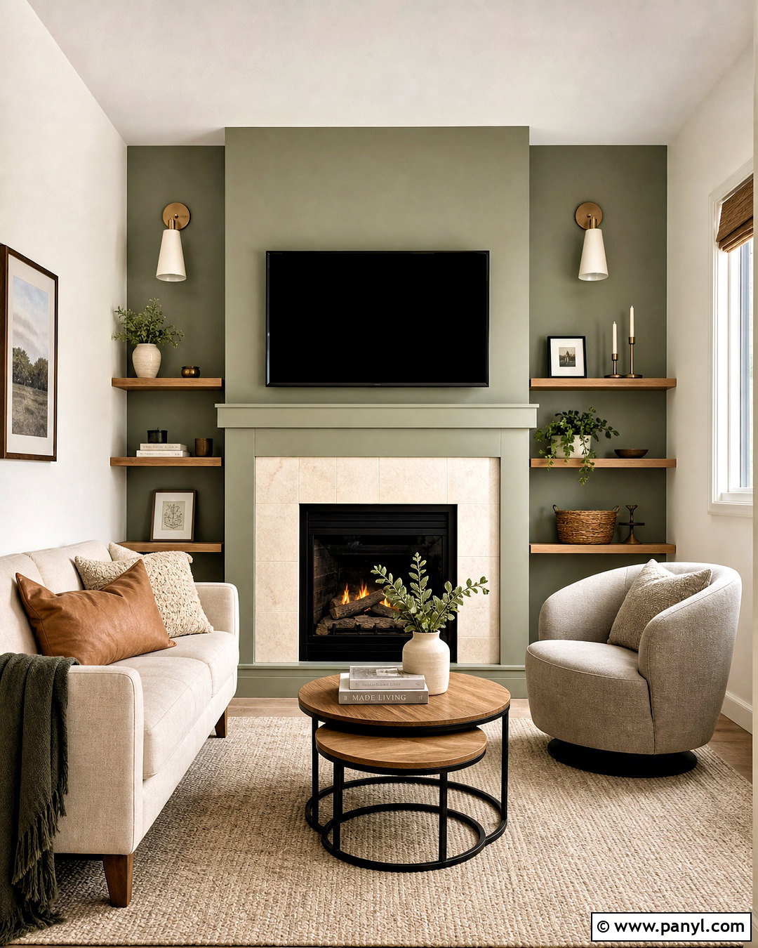 Small Living Room Fireplace Accent Wall - 20 accent wall fireplace living room ideas